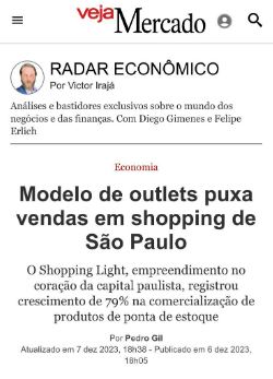 Shopping Light, da Gazit Brasil, em destaque na revista Veja